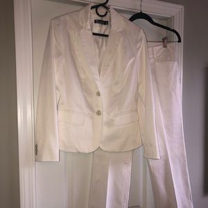 White Pant Suit